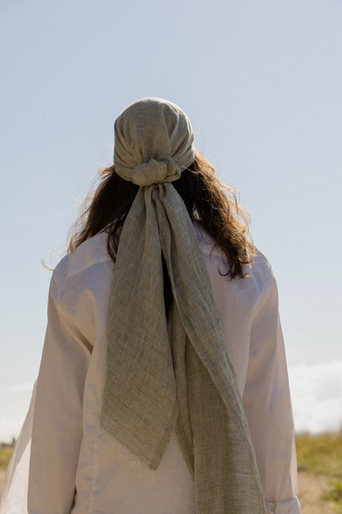 Lapuan Kankurit LEMPI linen scarf (Cinnamon)