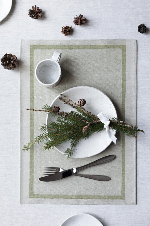Lapuan Kankurit - LAINA Placemat (Olive)