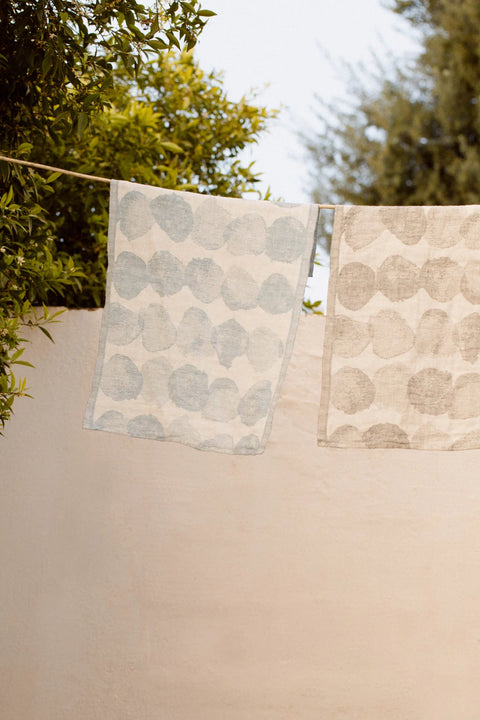 Lapuan Kankurit - SADE Linen Towel (White-grey)