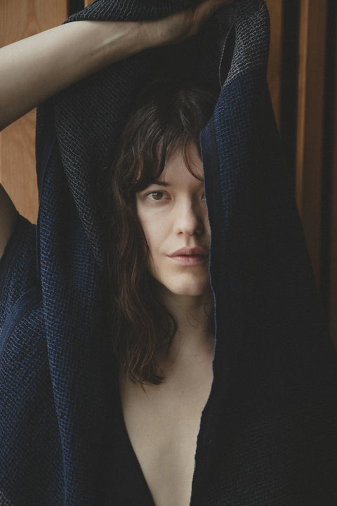 Lapuan Kankurit - TERVA Towel (Black Multi blueberry)
