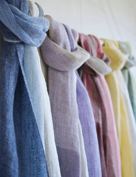 IORI Linen Scarf | Yellow
