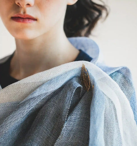 IORI Linen Scarf | Blue