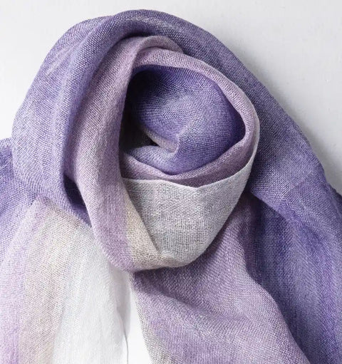 IORI Linen Scarf | Purple