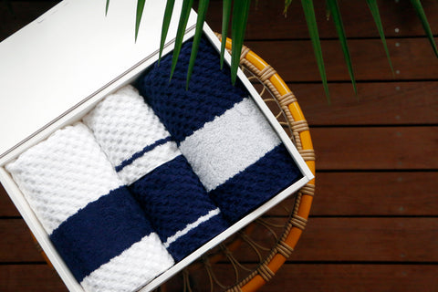 IORI N/W Series | Bath Towel (Nave Blue)
