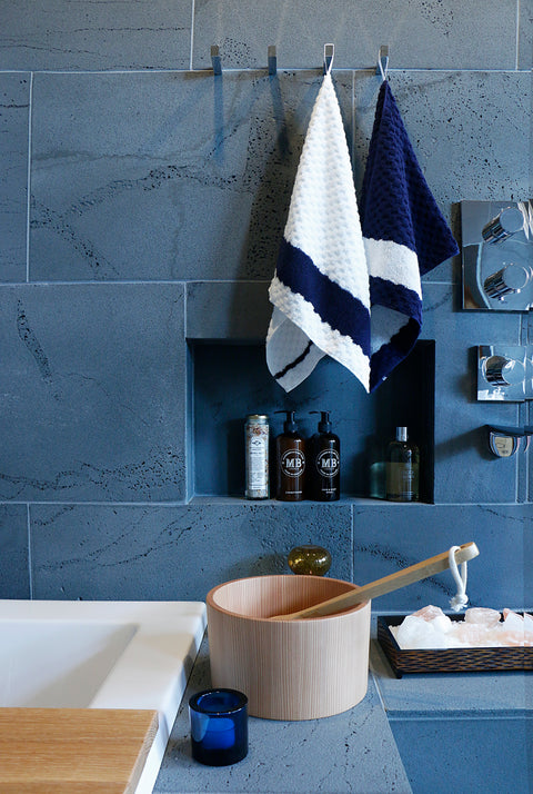 IORI N/W Series | Bath Towel (Nave Blue)