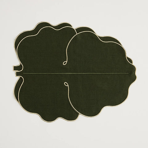 Maison Balzac | Set of 2 Fig Leaf Placemats