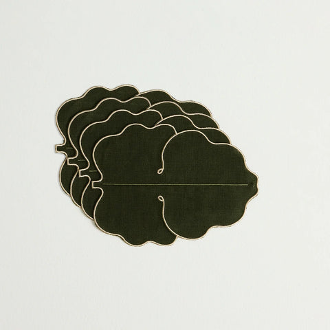 Maison Balzac | Set of 4 Fig Leaf Napkins