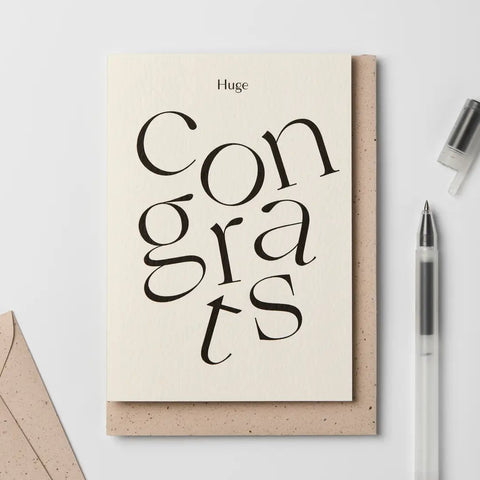 Huge Congrats Card