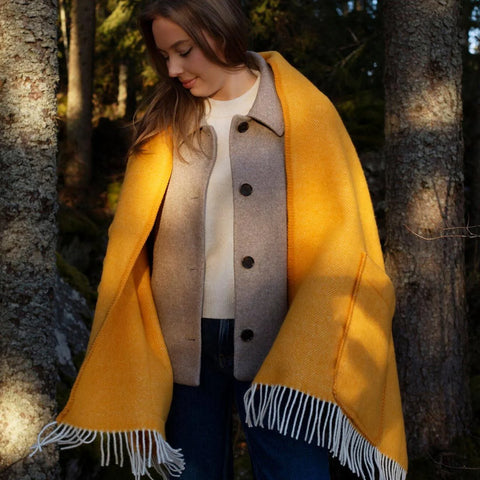 Lapuan Kankurit ARVO Pocket Shawl (Orange Yellow)