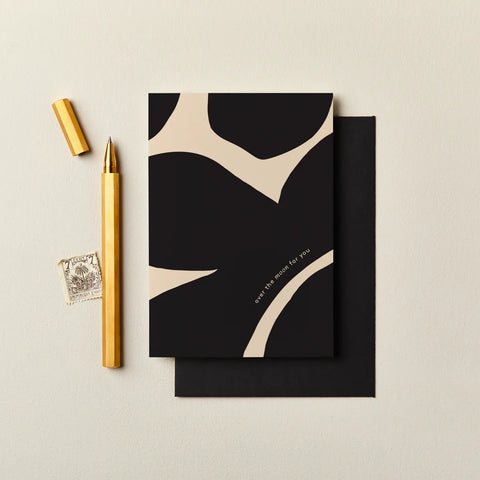 Over the Moon Card | Congratulations Card