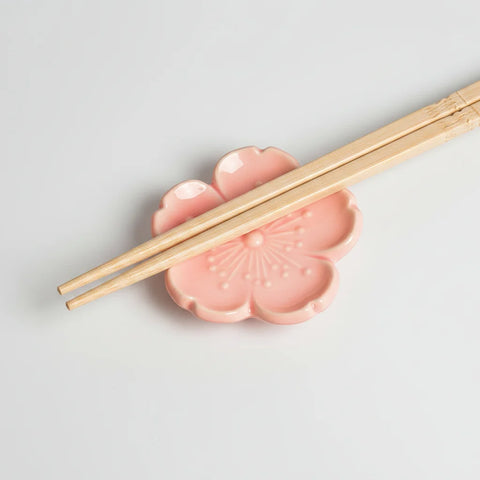 MIJ | Pink Sakura Chopstick Rest