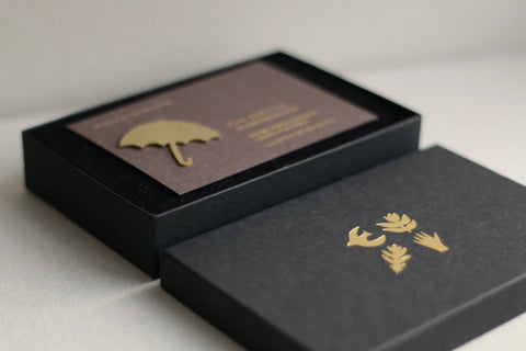 Brass Brooch | The Shelter (Umbrella)