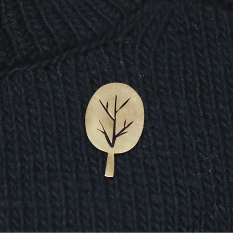 Brass Brooch | The Steadfast (Tree)