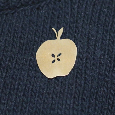 Brass Brooch | The Orchard (Apple)
