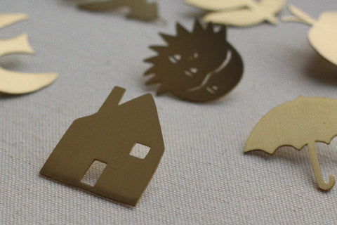 Brass Brooch | The Hearth (Home)