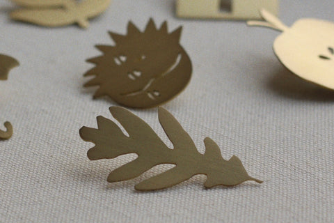 Brass Brooch | The Oakling