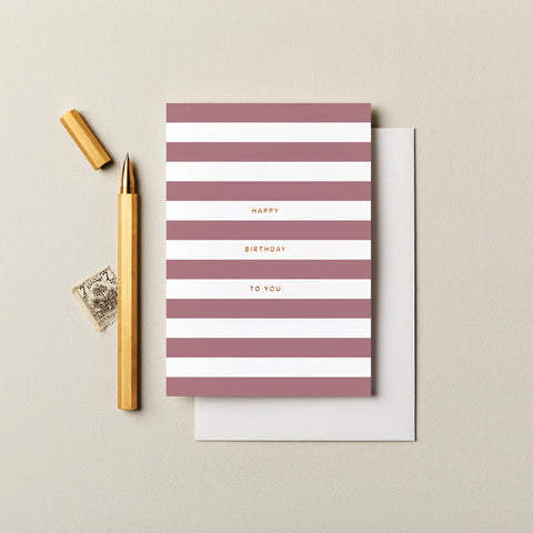 Happy Birthday Card | Blush Pink