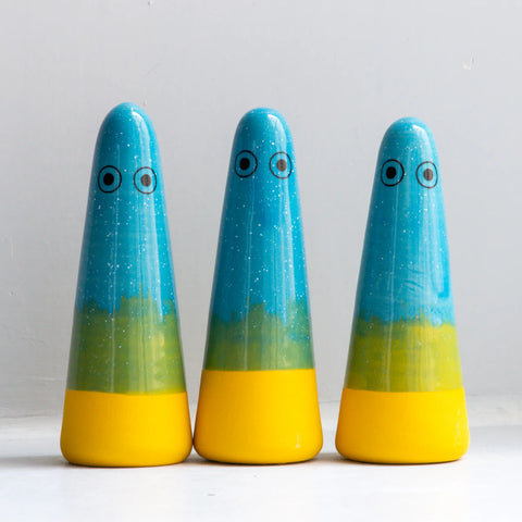 Studio Arhoj 10 Year Ghost - Blue Yellow Brush