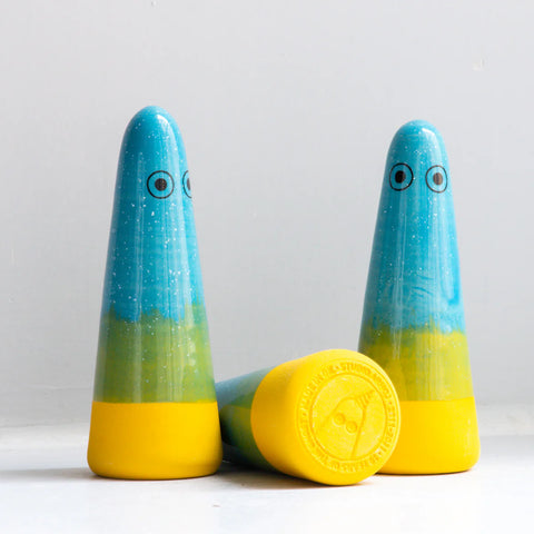Studio Arhoj 10 Year Ghost - Blue Yellow Brush
