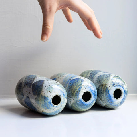 Studio Arhoj | Mini Yuki Vase (Rainy Blue)