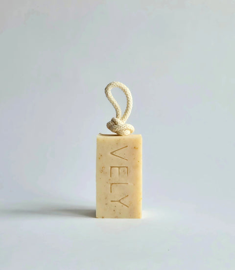 Natural Handmade Soap On A Rope | Classic Oatmeal