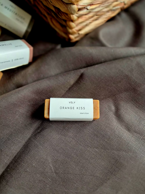 Natural Mini Guest Soap | Orange Kiss