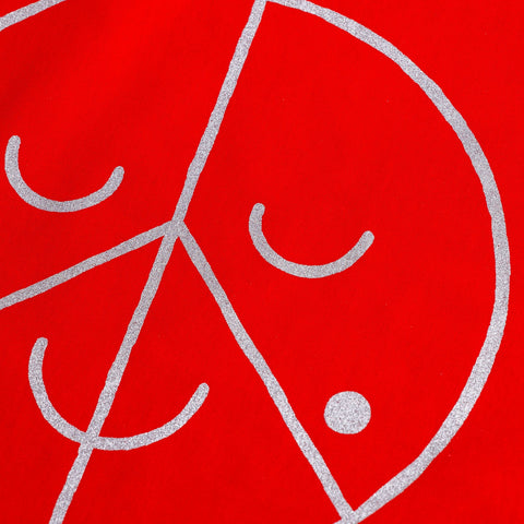 Arhoj Tote | Red and Silver logo