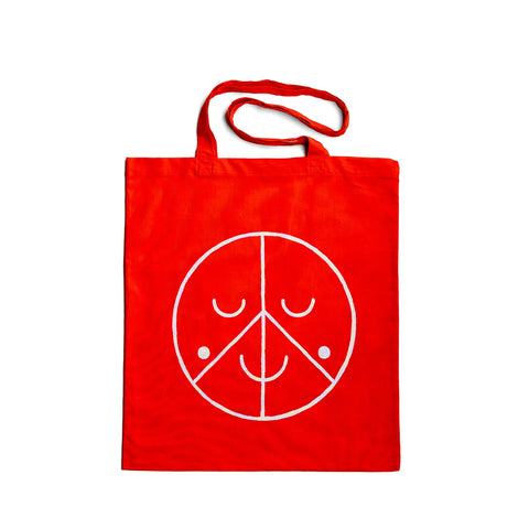 Arhoj Tote | Red and Silver logo