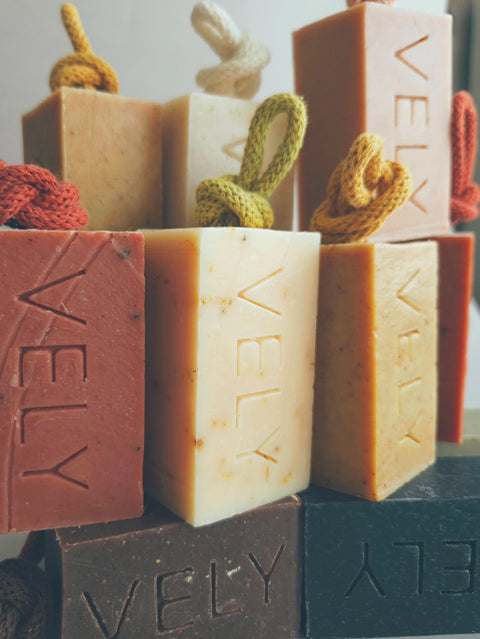 Natural Handmade Soap On A Rope | Early Morning with Peppermint & Eucalyptus