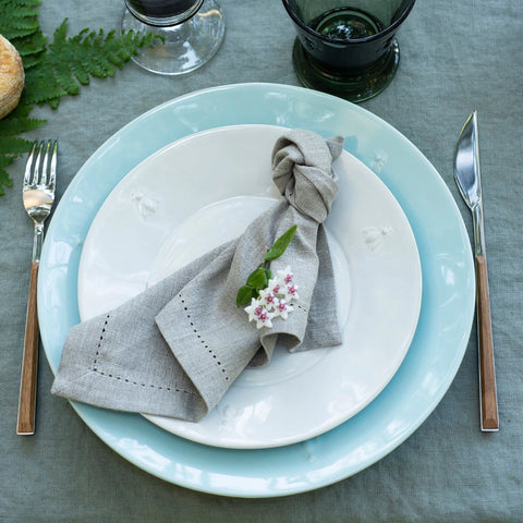 La Rochère | Bee Ceramic Soup/ Breakfast Plate (Cream)