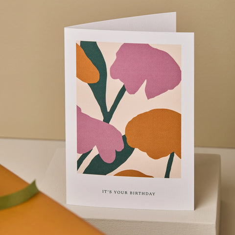 It's Your Birthday Floral Blooms Card | Tulips Floral Blooms Card