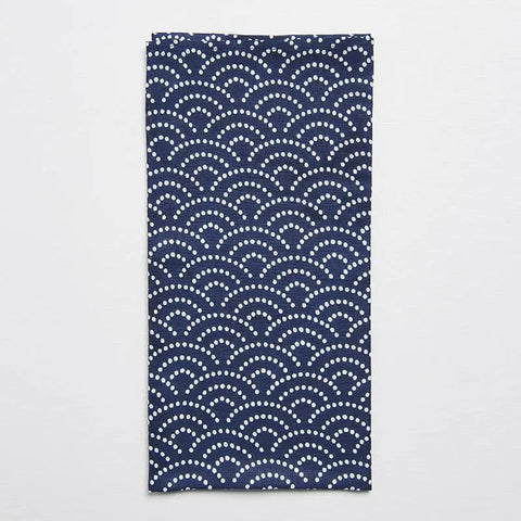 Blue Reusable Furoshiki Wrap 55cm