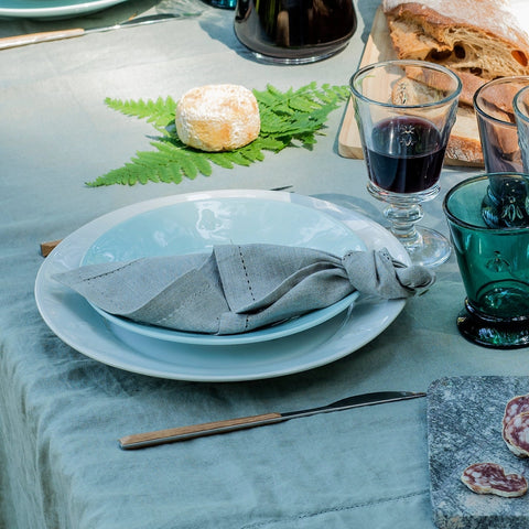La Rochère | Bee Ceramic Soup/ Breakfast Plate (Light Blue)