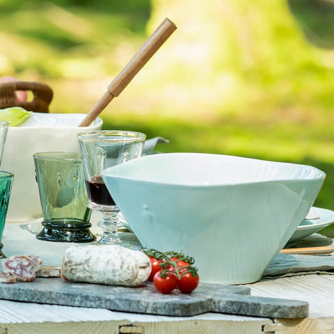 La Rochère | Bee Ceramic Salad Bowl (Light Blue)