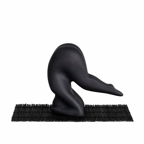 Yoga sculpture by Lisa Larson No.1 - Black