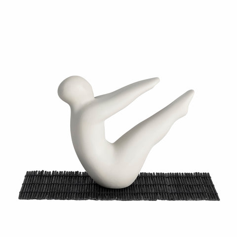 Yoga sculpture by Lisa Larson No.2 - Light grey
