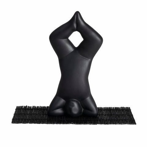 Yoga sculpture by Lisa Larson No.3 - Black