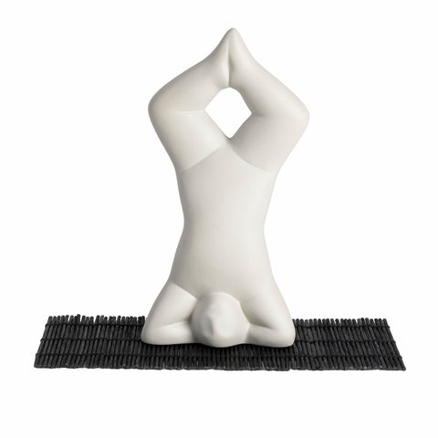Yoga sculpture by Lisa Larson No.3 - Light grey