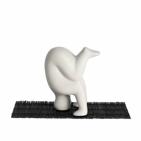 Yoga sculpture by Lisa Larson No.4 - Light grey