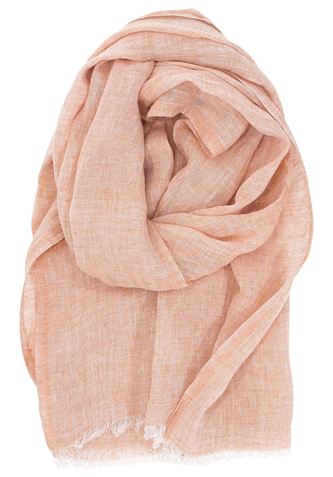 Lapuan Kankurit LEMPI linen scarf (Cinnamon)