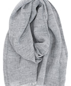 Lapuan Kankurit LEMPI linen scarf (Grey)