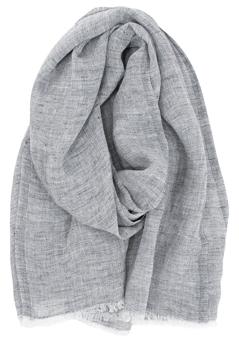 Lapuan Kankurit LEMPI linen scarf (Grey)