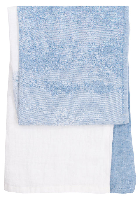 Lapuan Kankurit | SAARI large bath towel (white-blue) - XL