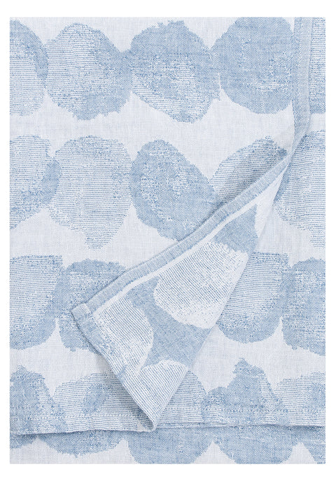 Lapuan Kankurit - SADE Large Bath Towel (White Rainy Blue) - XL