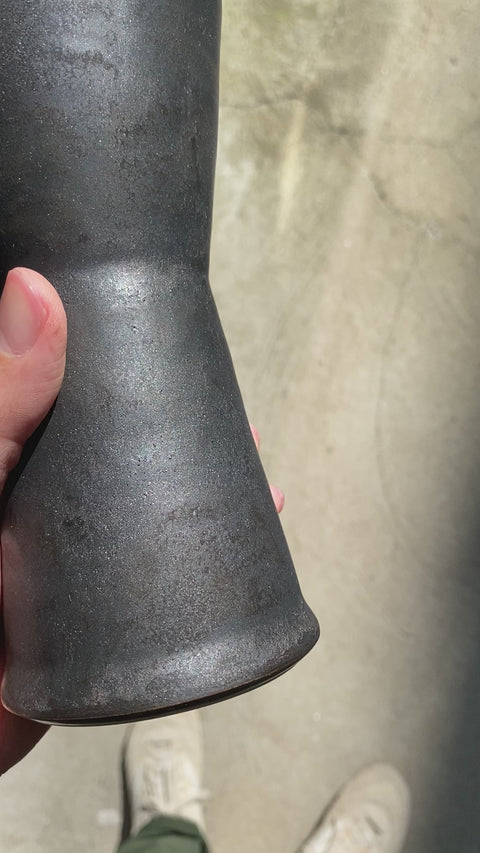 Wilson & Emho Ceramics | Metallic glazed funnel vase