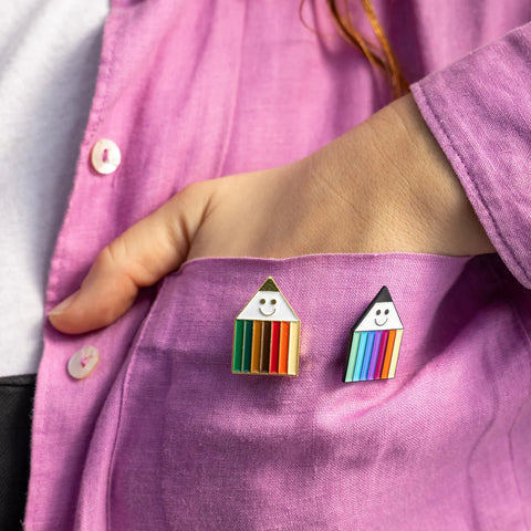 Metal Pin | Penny Rainbow
