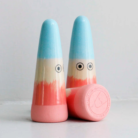 Studio Arhoj 10 Year Ghost - Blue Pink Brush