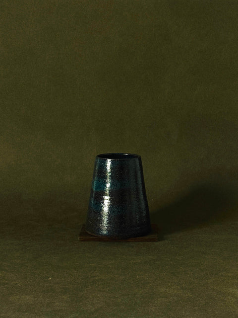 Wilson & Emho Ceramics | Gradient blue glazed vase