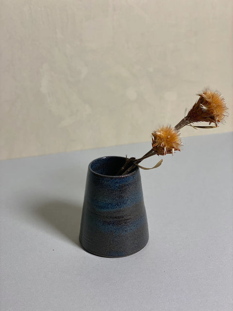 Wilson & Emho Ceramics | Gradient blue glazed vase