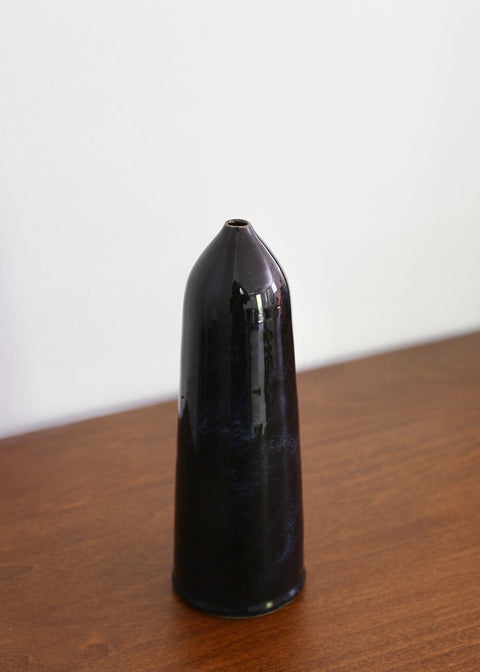 Wilson & Emho Ceramics | High gloss gradient blue glazed vase #2